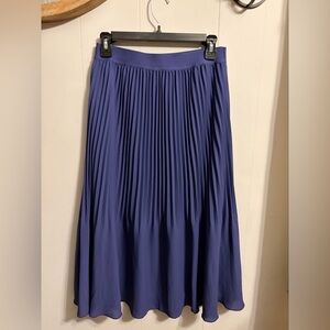 J. Crew Deep Blue A-Line Skirt Flowy Lightweight material great for Summer